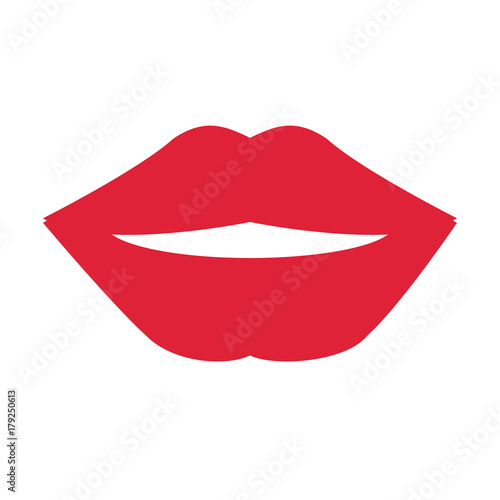 Sexy women lips icon vector illustration graphic design