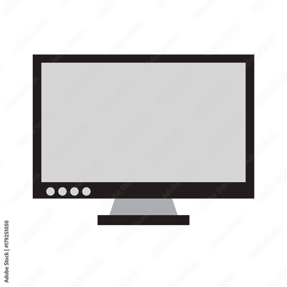 Computer screen monitor icon vector illustration graphic design Computer screen monitor icon vector illustration graphic design
