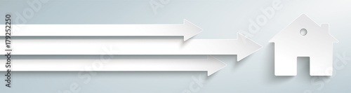 3 Arrows House Sticker Header
