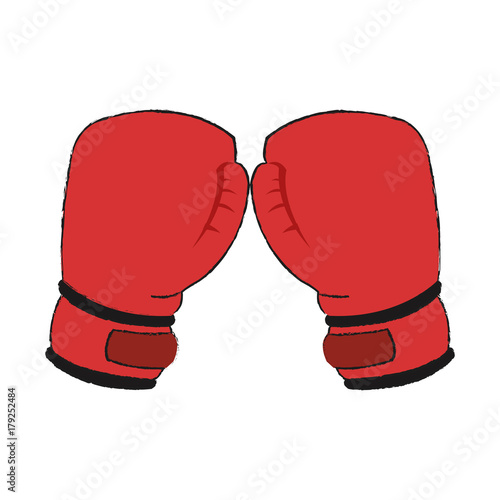 Boxing glove isolated icon vector illustration graphic design © Jemastock