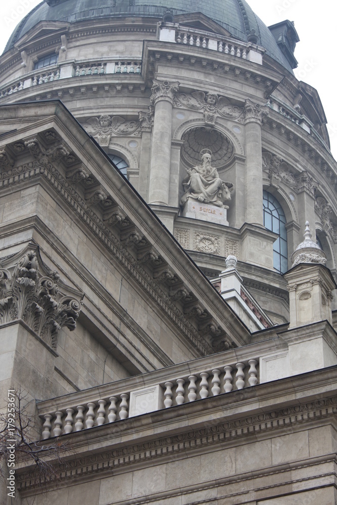 Details on St. Stephen's Basilica in Budapest, Hungary Details on St. Stephen's Basilica in Budapest, Hungary