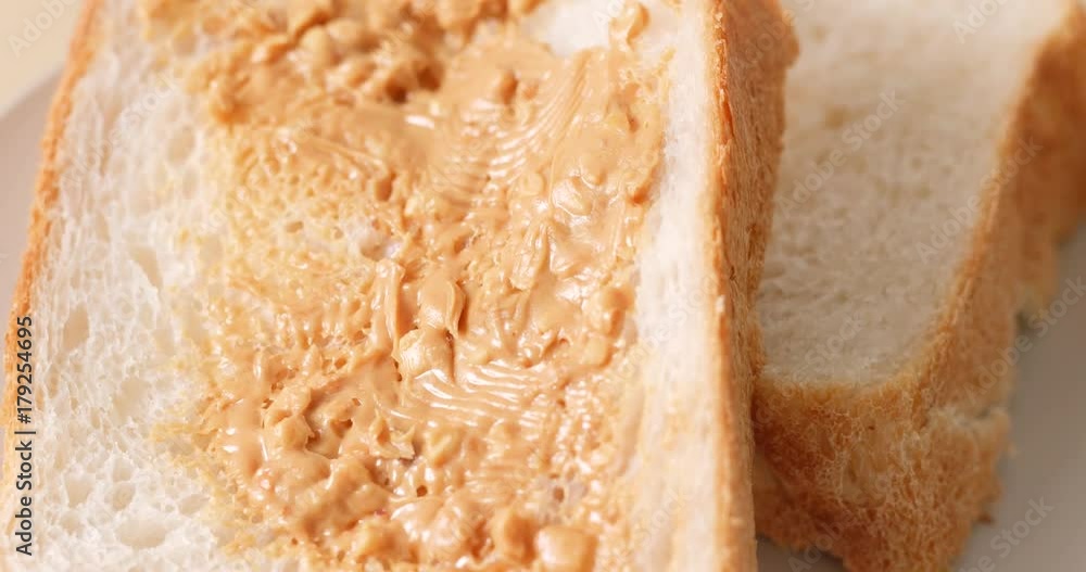 Makes a peanut butter sandwich Makes a peanut butter sandwich