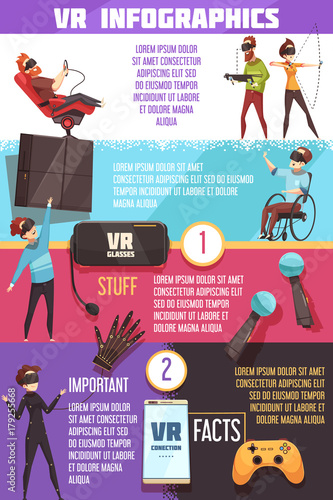 Virtual Reality VR Infographic Poster 