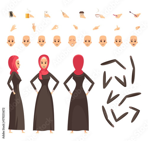 Arab Woman Constructor Set 