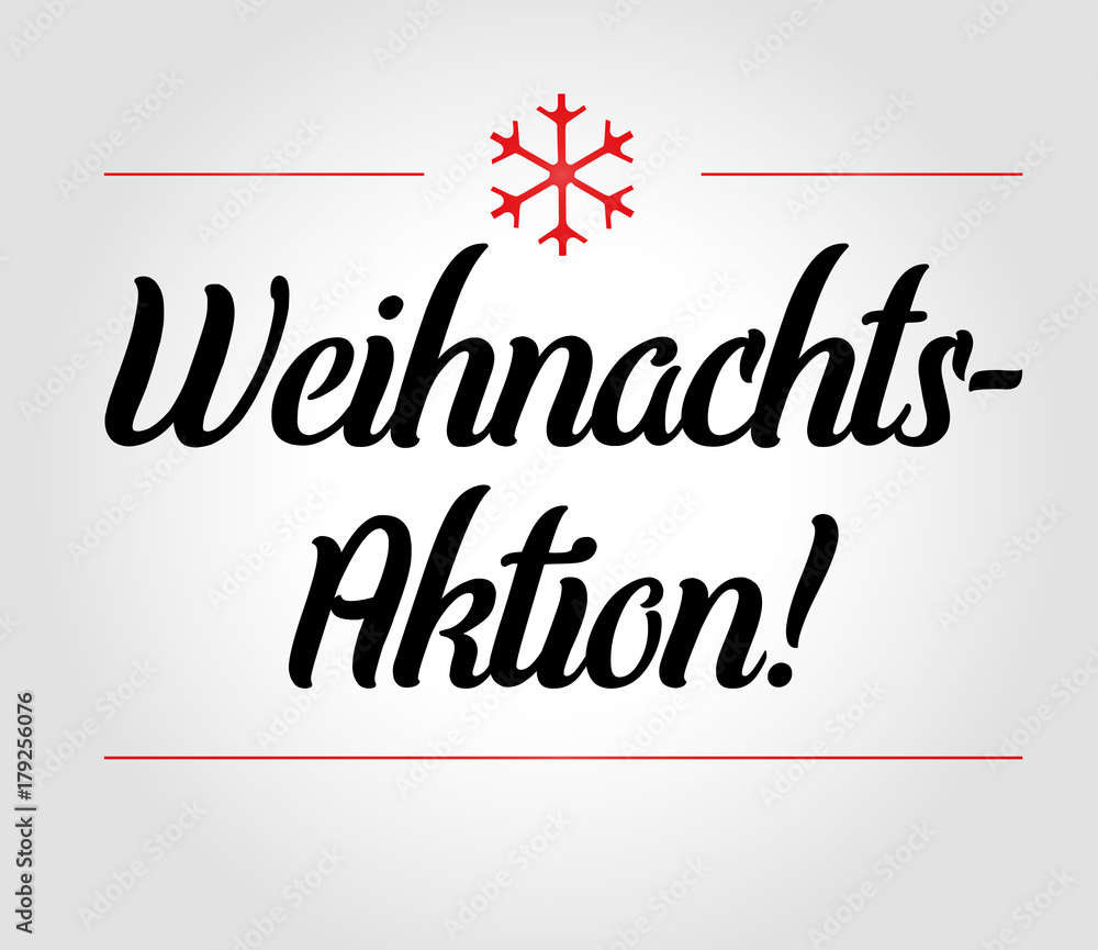 weihnachts aktion design