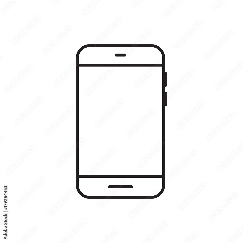 Smartphone icon. Modern simple flat device sign. Vector illustration. Smartphone icon. Modern simple flat device sign. Vector illustration.