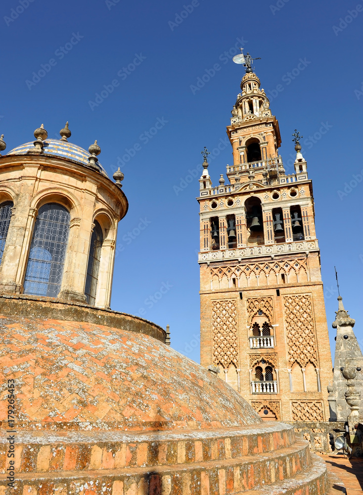 Giralda Tower and Cathedral, Seville, Spain