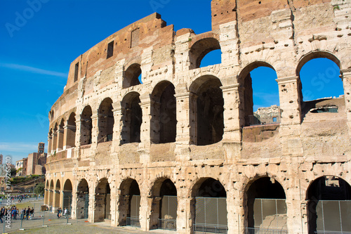 view of the colosseum in rome