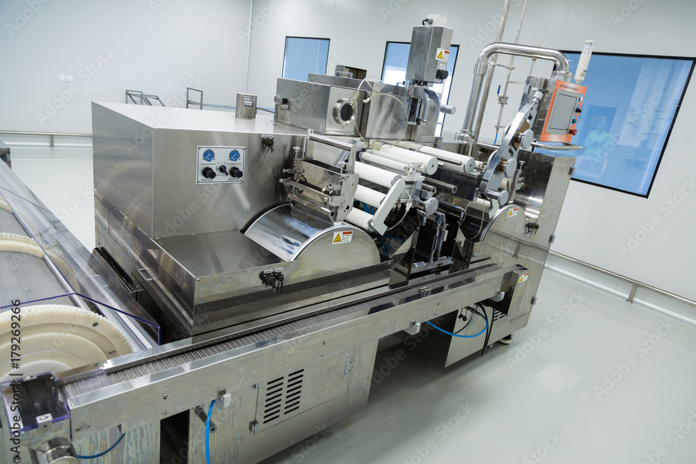 machine with shafts and control panel machine with shafts and control panel
