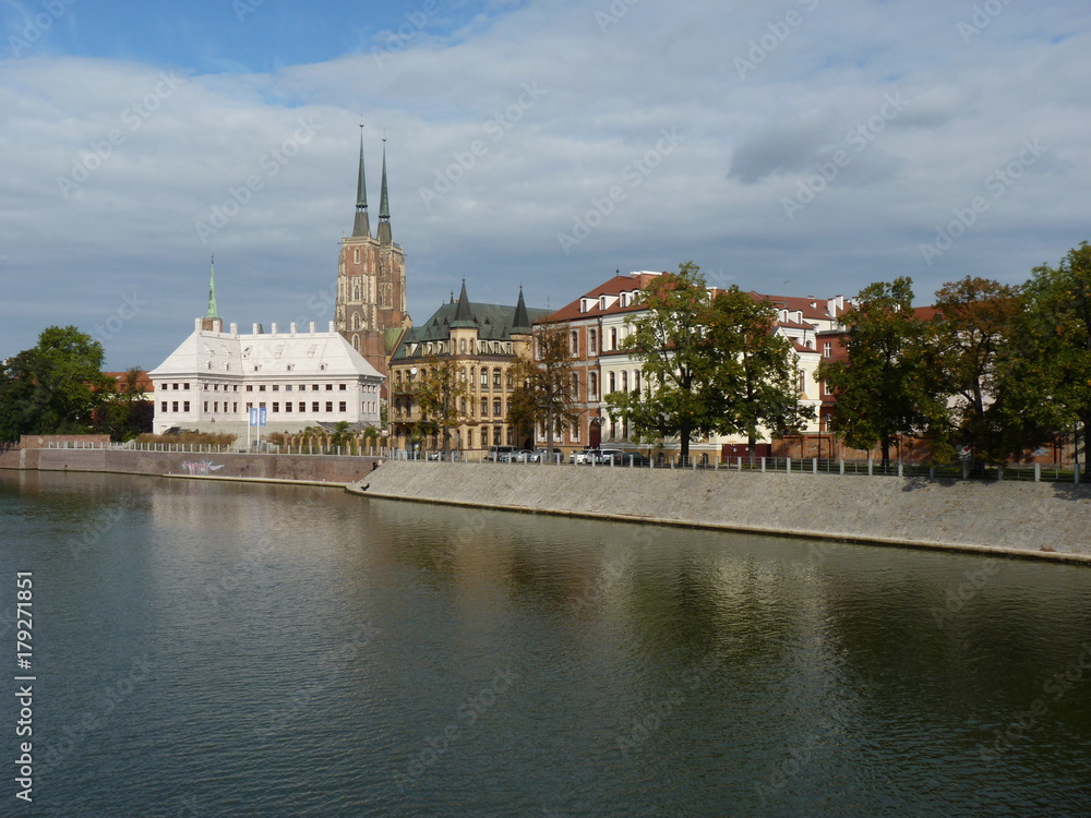 Fototapeta premium Panorama of the historic part of the old town 