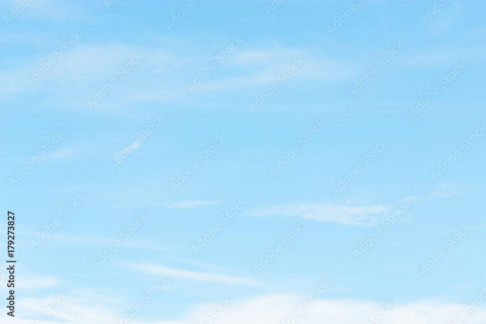 Beautiful Blue Sky Background Template With Some Space for Input Text Message