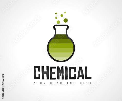 Creative Chemical Colorful  Logo design for brand identity, company profile