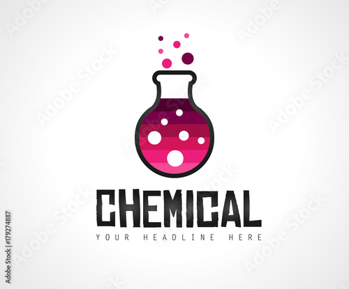 Creative Chemical Colorful  Logo design for brand identity, company profile