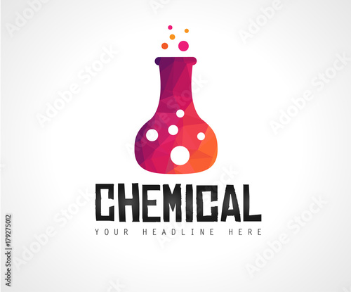 Creative Chemical Colorful  Logo design for brand identity, company profile