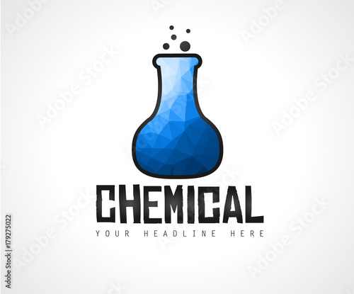 Creative Chemical Colorful  Logo design for brand identity, company profile