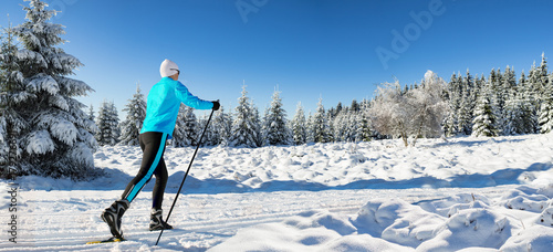 Foto cross-country skiing