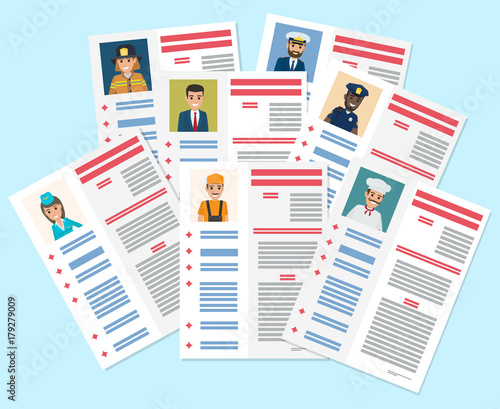 Personal Resumes of Different Industry Workers