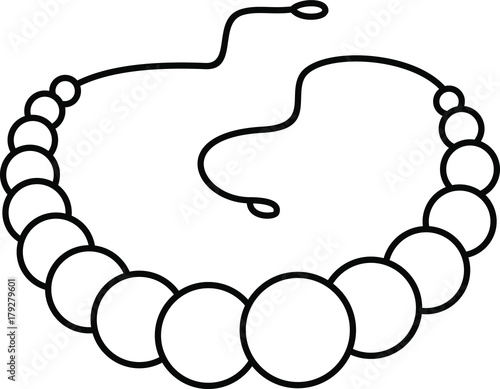 Pearl Necklace Beads Gems Jewel