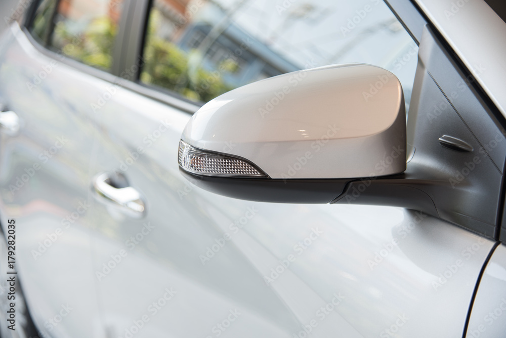 Car windows and side mirror Car windows and side mirror