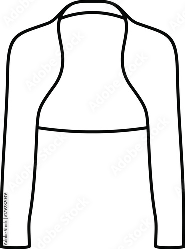 Jacket Womens Ladies Long Sleeve Bolero
