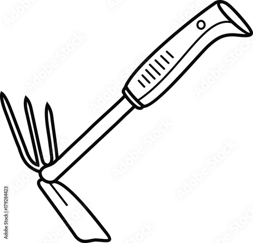dual hoe rake flower gardening small gardening rake shovel