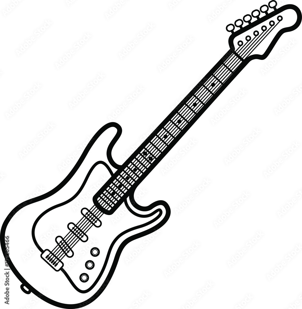 Obraz premium Electric Guitars Musical Instrument