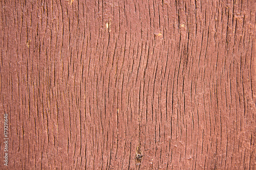 Old wooden background texture with cracked brown paint