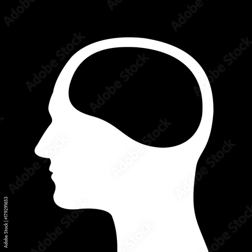 Empty and hollow head is without brain - stupid, foolish and empty-headed person with lack of intelligence and iq. 