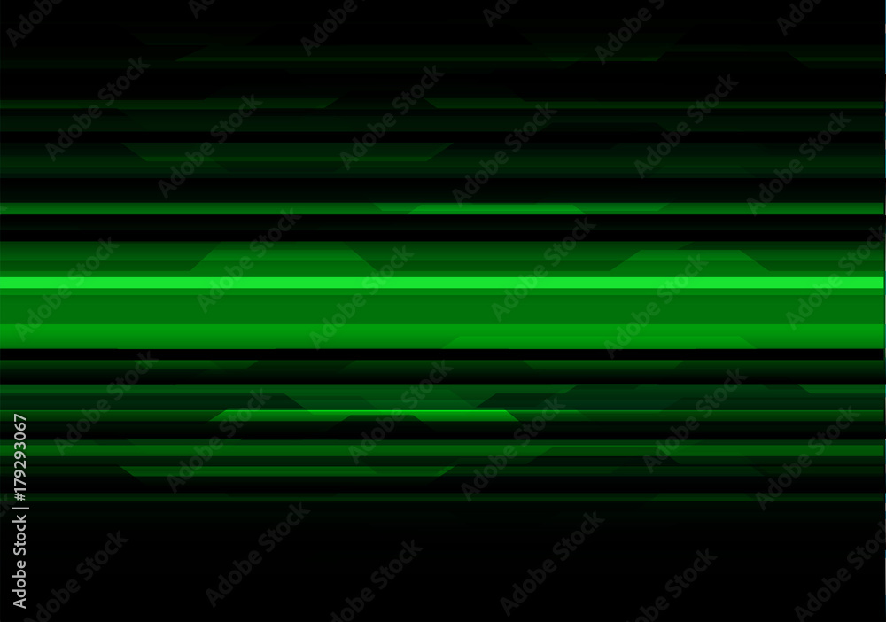 Abstract green light label technology modern futuristic background vector illustration.