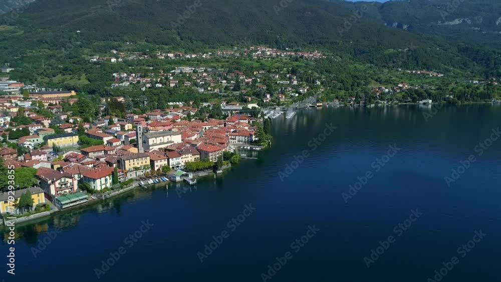Aerial 4K - Mandello del Lario - Lago di Como (IT) - Vista panoramica Aerial 4K - Mandello del Lario - Lago di Como (IT) - Vista panoramica