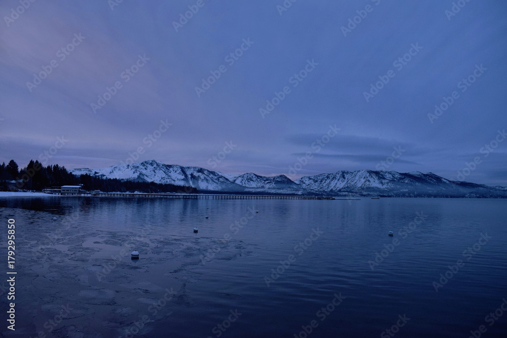 Sunset in Lake Tahoe