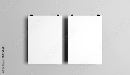 Two poster mockup set