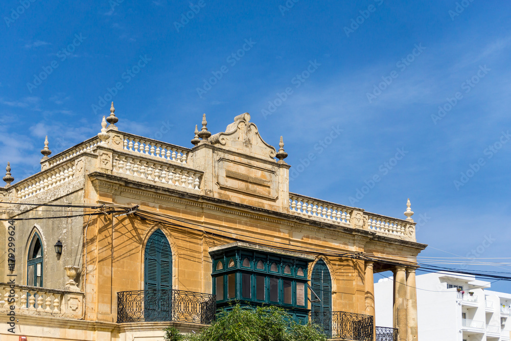 Fototapeta premium Antique city building in Valletta,Malta Europe