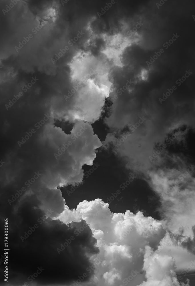 Fototapeta premium Storm clouds forming in summer