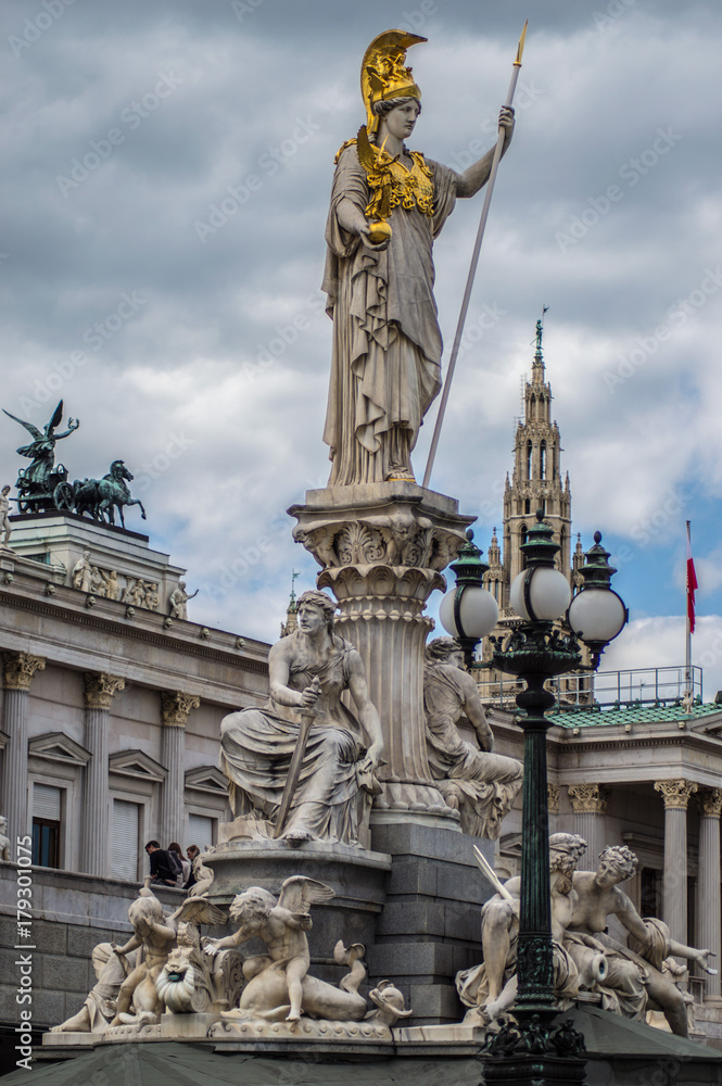 Fototapeta premium Wien, Österreichisches Parlament