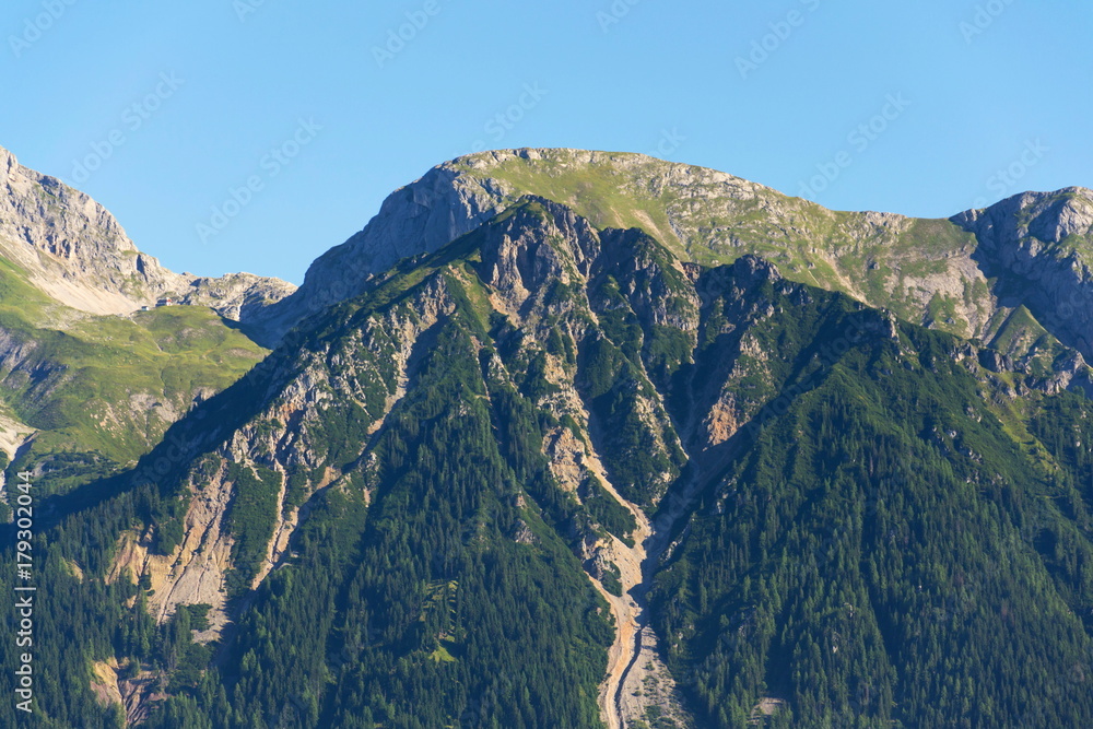 Mountain cabin Guttenberghaus between Eselstein and Sinabell in Dachstein mountains