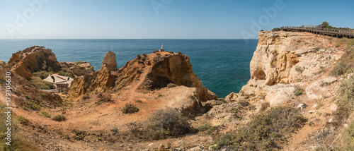 Rocky coastline near Carvoeiro