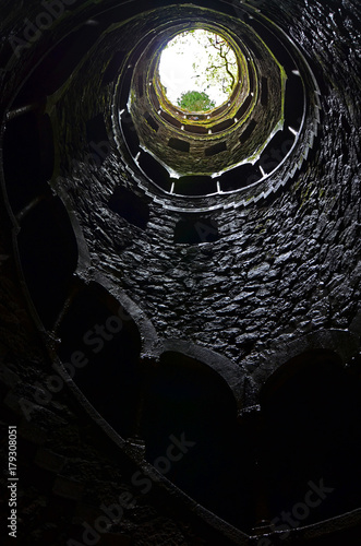  Mysterious initiatic well of the Regaleira Palace photo