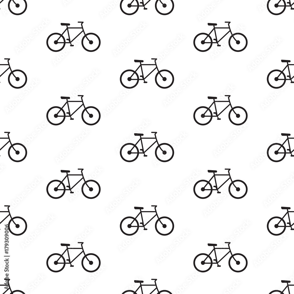 bicycle seamless pattern black bicycle seamless pattern black