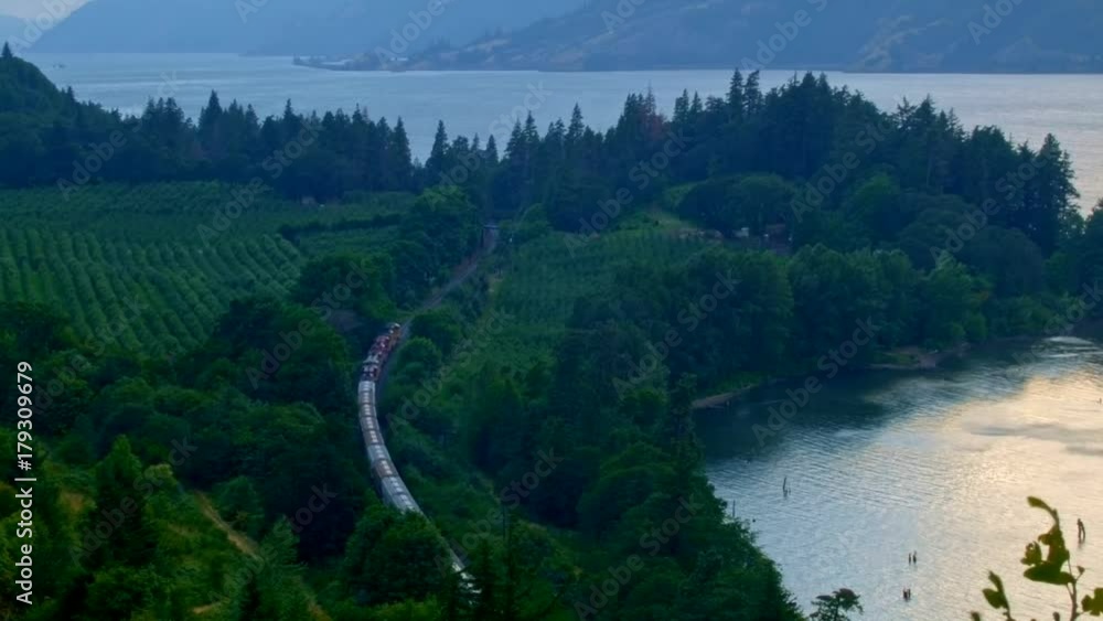 Train from ruthton park hood river Columbia River Gorge Oregon 128 Train from ruthton park hood river Columbia River Gorge Oregon 128