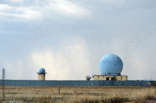 Abandoned Soviet military base in Central Asia 