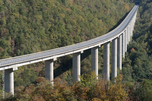 Large highway viaduct