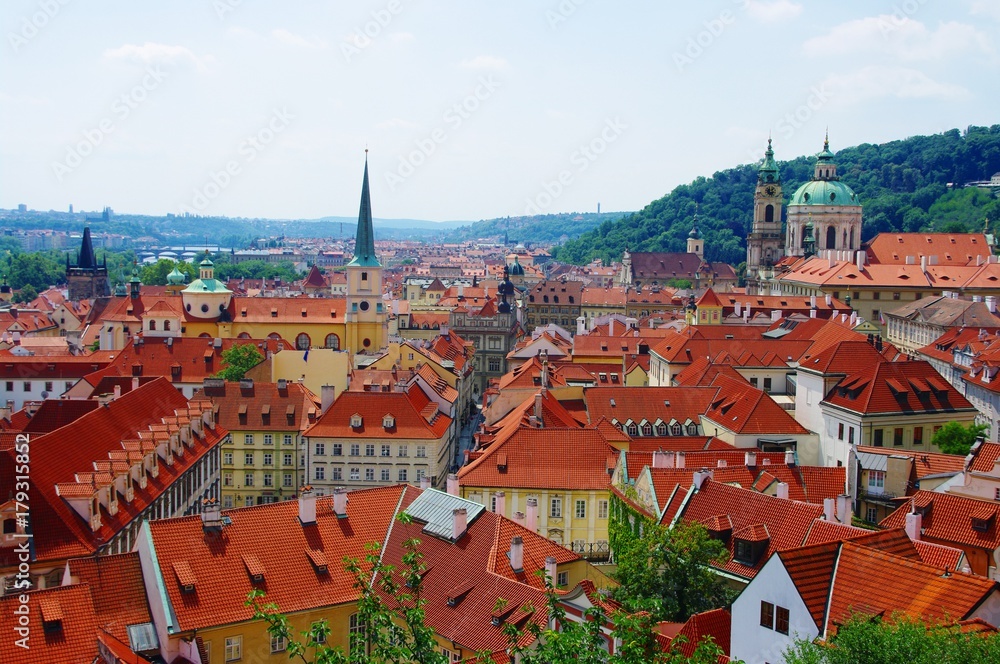 Obraz premium Praga - widok ze wzgórza zamkowego