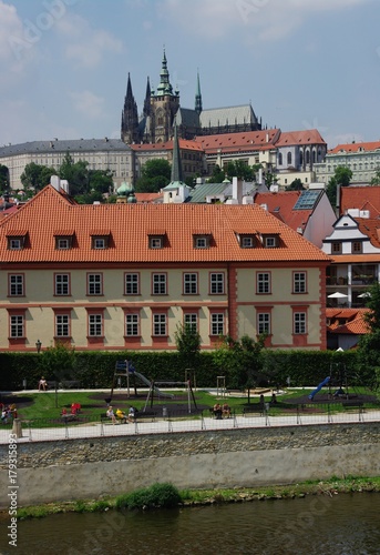 Praga - widok od strony Wełtawy