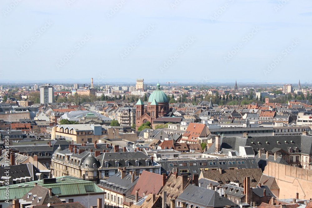 Panorama de strasbourg, france