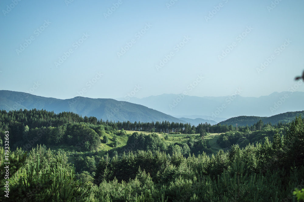 Distant mountain, Pirin, Bulgaria