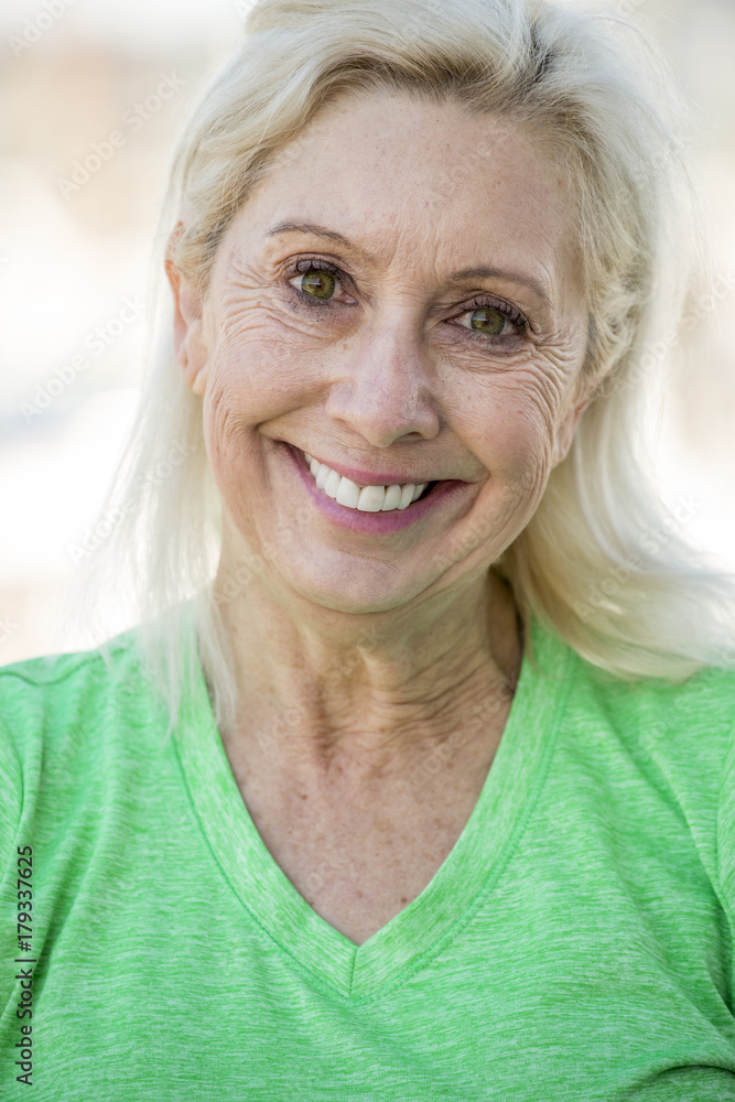 Portrait of smiling Older Caucasian woman Portrait of smiling Older Caucasian woman