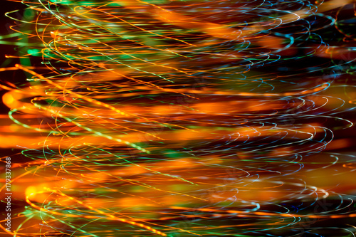 Sparks on colorful background