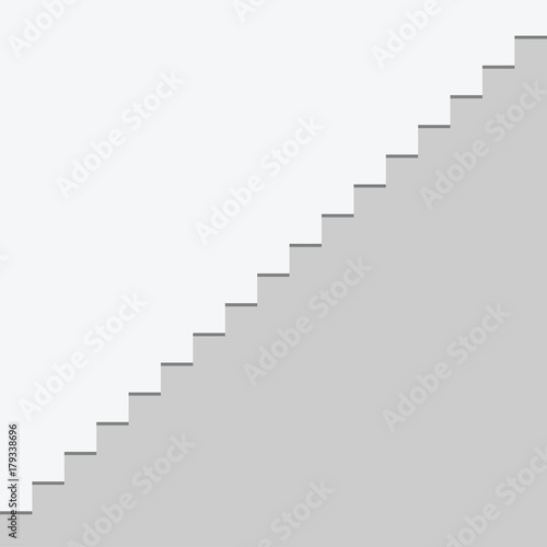 vector staircase diagonally