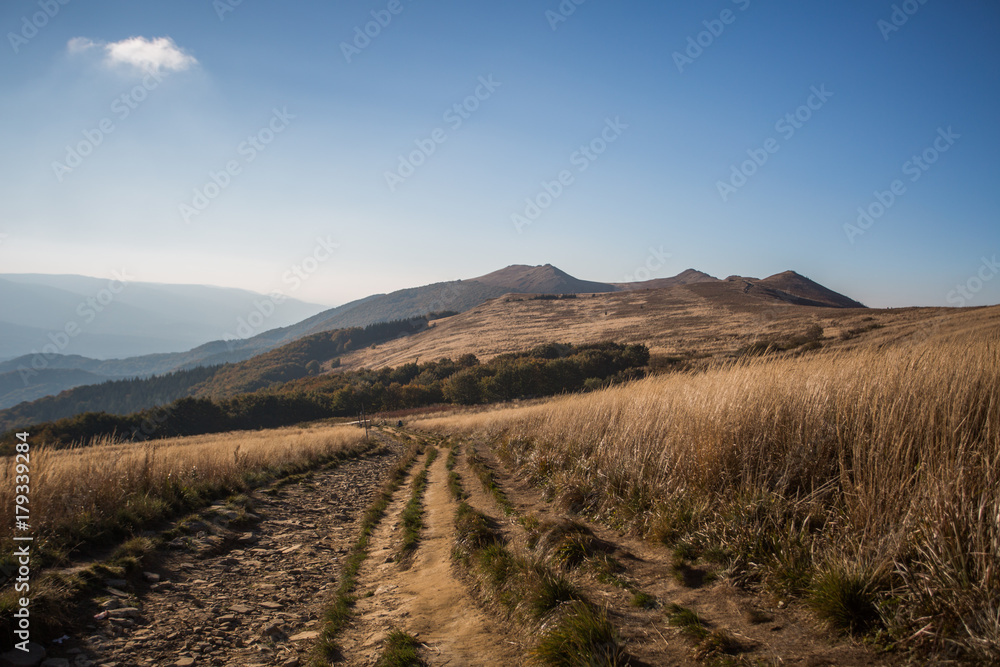 Beautiful mountains in Poland - Bieszczady